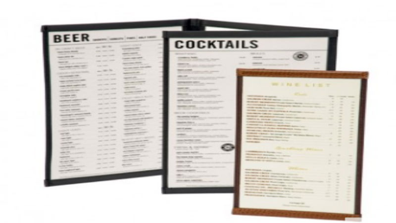 Benefits of Using Trendy and Stylish Menu Covers at Your Restaurant