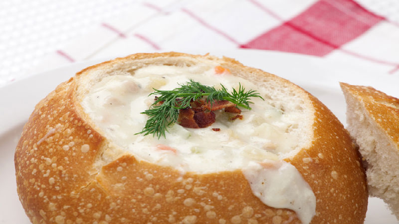 Delicious And Appetizing Clam Chowder